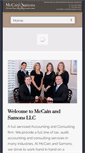 Mobile Screenshot of mccainandsamons.com